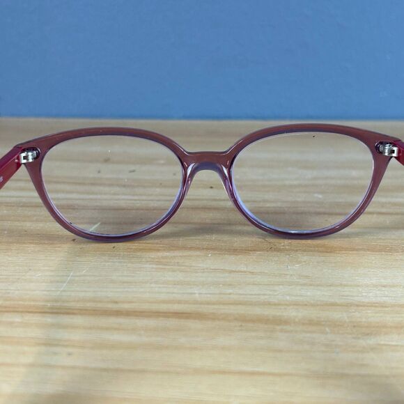 RayBan RB 1612 3777 Eyeglasses Cat Eye Transparent Pink Frame Only 48-15 130 - Picture 2 of 7